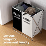 ARTISS LAUNDRY BASKET HAMPER LARGE FOLDABLE WASHING CLOTHES