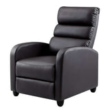 ARTISS RECLINER ARMCHAIR BROWN FAUX LEATHER BOLIVIA