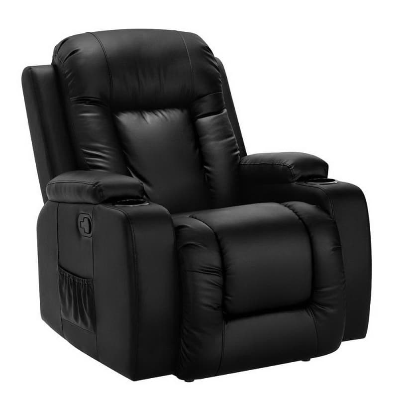 ARTISS RECLINER CHAIR ELECTRIC HEATED MASSAGE CHAIRS FAUX