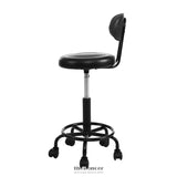 ARTISS SALON STOOL SWIVEL CHAIRS WITH BACK BARBER BEAUTY