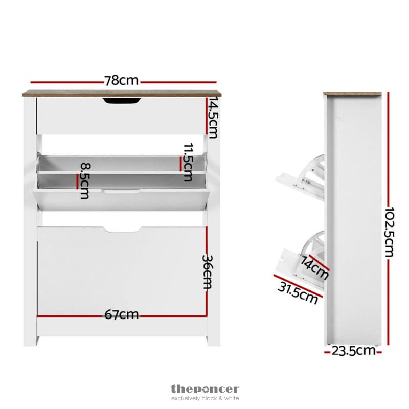 ARTISS SHOE CABINET RACK STORAGE ORGANISER CUPBOARD SHELF