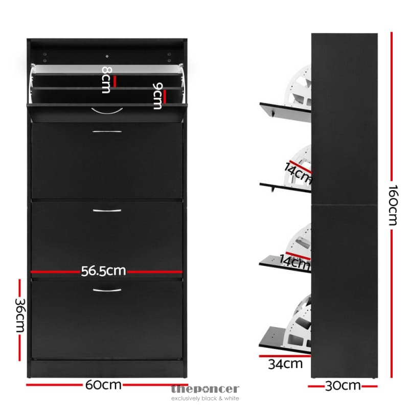 ARTISS SHOE CABINET SHOES STORAGE RACK ORGANISER 60 PAIRS