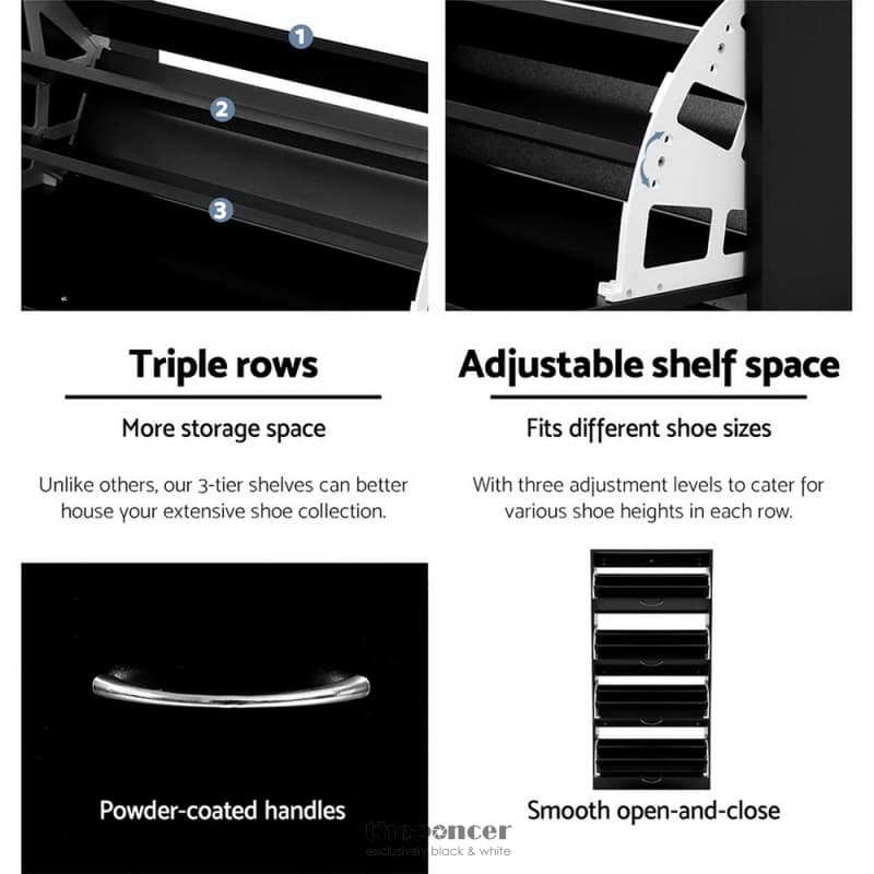 ARTISS SHOE CABINET SHOES STORAGE RACK ORGANISER 60 PAIRS