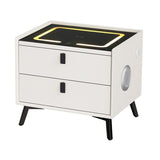 ARTISS SMART BEDSIDE TABLE 2 DRAWERS WITH WIRELESS CHARGING