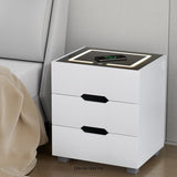 ARTISS SMART BEDSIDE TABLE 3 DRAWERS WITH WIRELESS CHARGING