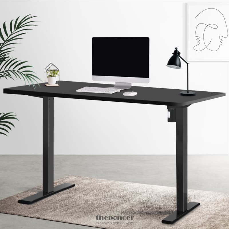 ARTISS STANDING DESK MOTORISED BLACK 120CM