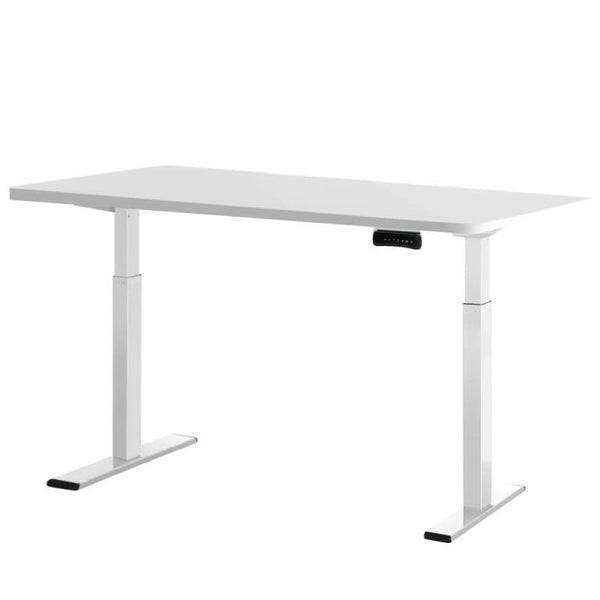 ARTISS STANDING DESK MOTORISED DUAL MOTOR 120CM WHITE