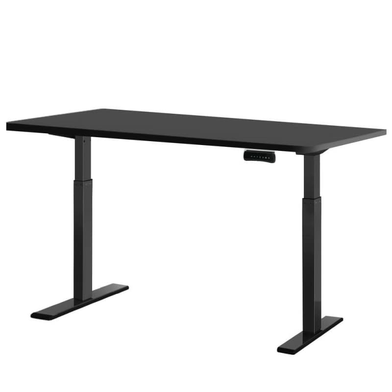 ARTISS STANDING DESK MOTORISED DUAL MOTOR BLACK 120CM