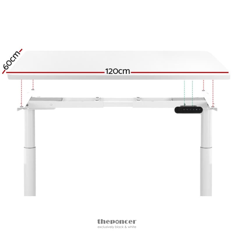 ARTISS STANDING DESK MOTORISED ELECTRIC DUAL MOTOR 120CM