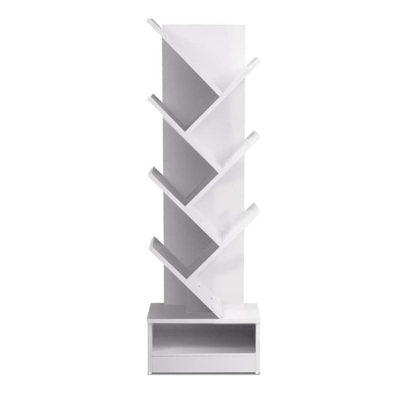 ARTISS TREE BOOKSHELF 7 TIERS - ECHO WHITE