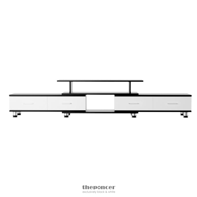 ARTISS TV CABINET ENTERTAINMENT UNIT STAND WOODEN 160CM