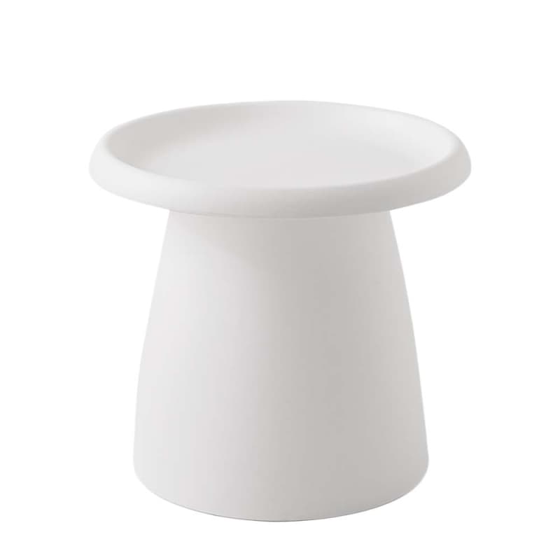 ARTISSIN COFFEE TABLE ROUND 52CM PLASTIC WHITE