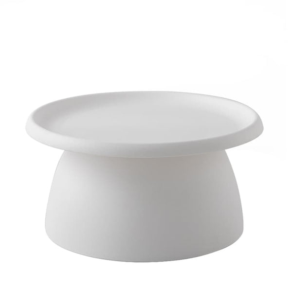 ARTISSIN COFFEE TABLE ROUND 71CM PLASTIC WHITE