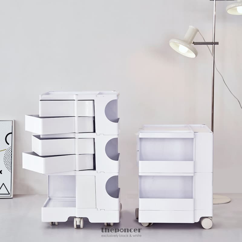 ARTISSIN STORAGE TROLLEY BEDIDE TABLE 3 TIER CART BOBY