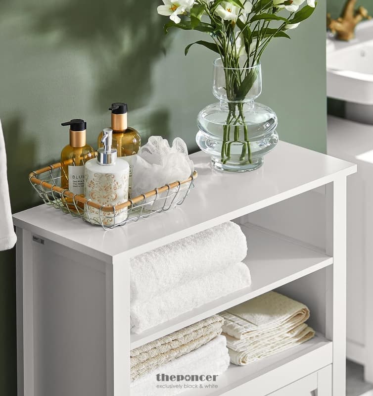 BATHROOM CABINET SHELF STORAGE UNIT