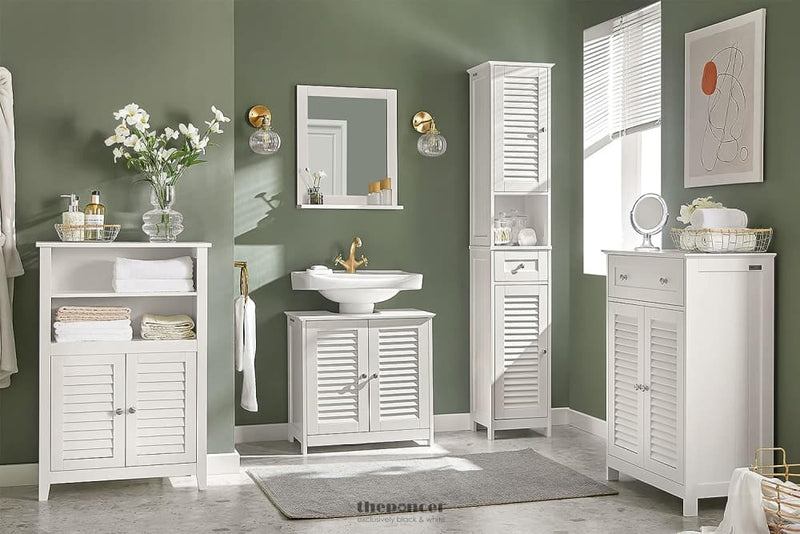 BATHROOM CABINET SHELF STORAGE UNIT