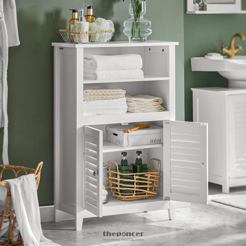 BATHROOM CABINET SHELF STORAGE UNIT