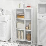 BATHROOM STORAGE CABINET 3 SHELVES 1 DOOR