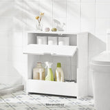 BATHROOM TOILET PAPER ROLL HOLDER SHELF