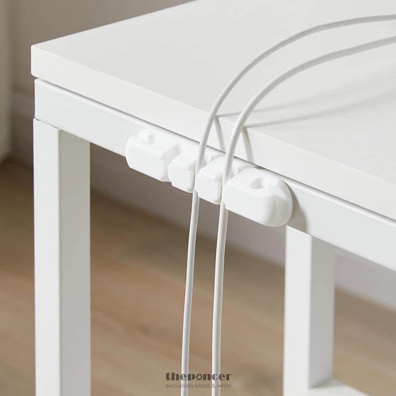 BEDSIDE TABLE WITH POWER - CHIC LOOK WHITE