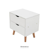 BEDSIDE TABLES DRAWERS SIDE TABLE NIGHTSTAND WHITE STORAGE