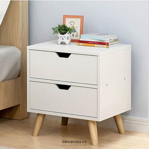 BEDSIDE TABLES DRAWERS SIDE TABLE NIGHTSTAND WHITE STORAGE