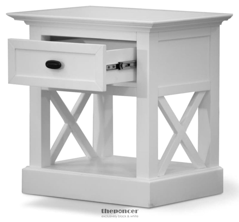 BEECHWORTH BEDSIDE TABLES 1 DRAWER STORAGE CABINET SHELF