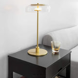 BLACK BEDSIDE TABLE WITH 2 DRAWERS