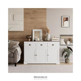 BUFFET KITCHEN SIDEBOARD 3 DRAWERS AND DOORS