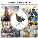 CAMPING CHAIR FOLDABLE SWING LUXURY RECLINER RELAXATION