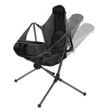 CAMPING CHAIR FOLDABLE SWING LUXURY RECLINER RELAXATION