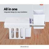 CEFITO 2X15L PULL OUT BIN - WHITE