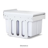 CEFITO 2X15L PULL OUT BIN - WHITE