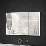CEFITO BATHROOM MIRROR CABINET 1200X720MM WHITE