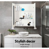 CEFITO BATHROOM MIRROR CABINET 600X720MM WHITE