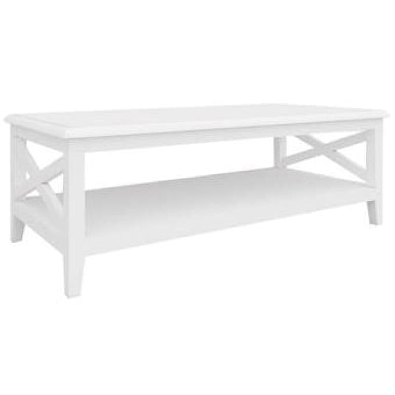 DAISY COFFEE TABLE 120CM RECTANGULAR SOLID ACACIA WOOD