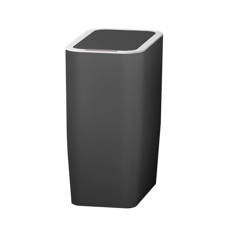 DEVANTI 9L MOTION SENSOR BIN RUBBISH AUTOMATIC ASH BLACK