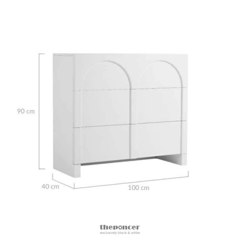 DOME WHITE SIDEBOARD