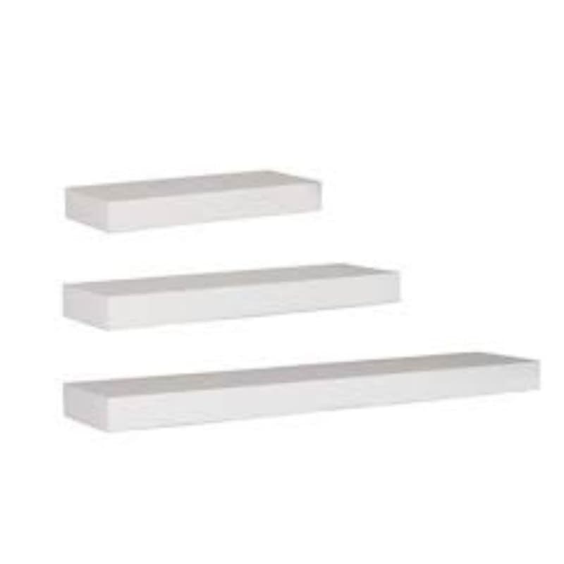 EKKIO FLOATING SHELF SET OF 3 WHITE EK-WS-101-SH