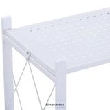 EKKIO FOLDABLE STORAGE SHELF 3 TIER (WHITE)