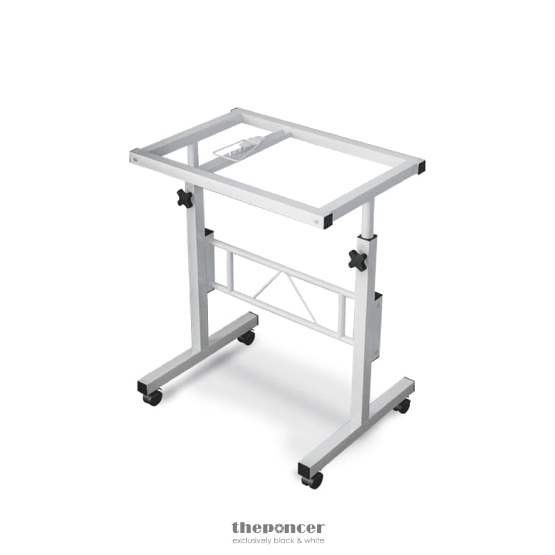 EKKIO MOBILE DESK HALF TILT WHITE EK-MD-100-VAC