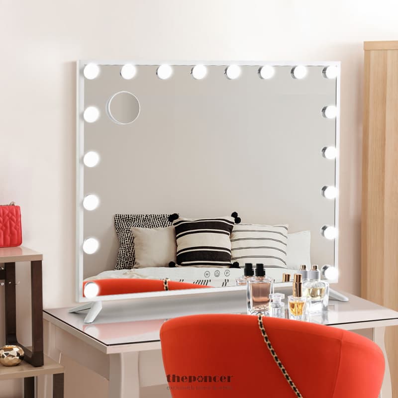 EMBELLIR MAKEUP MIRROR HOLLYWOOD 80X65CM 18 LED WITH LIGHT