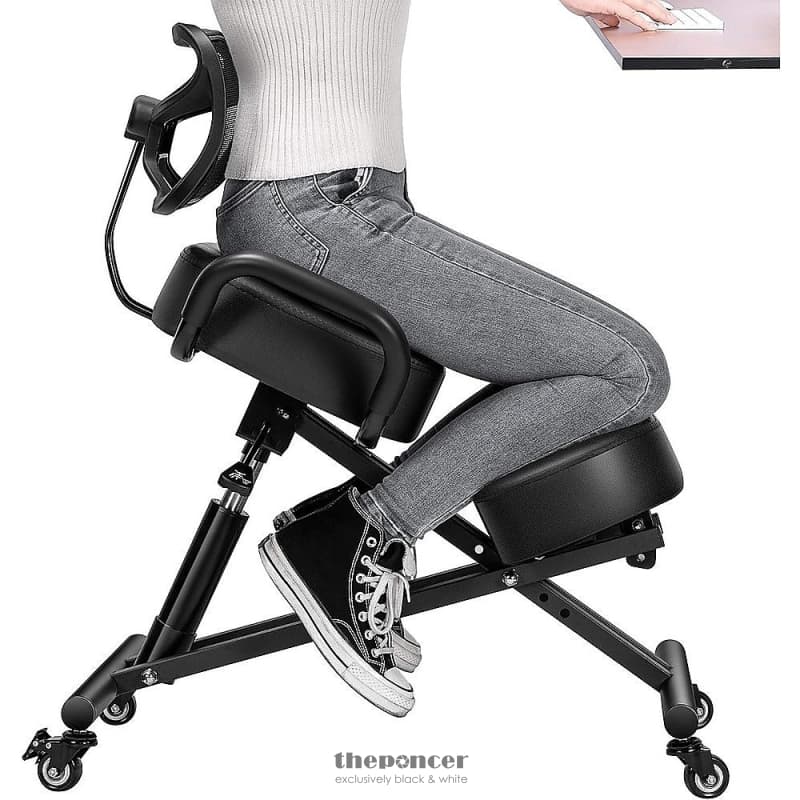 ERGONOMIC KNEELING POSTURE CHAIR WITH BACKREST ADJUSTABLE