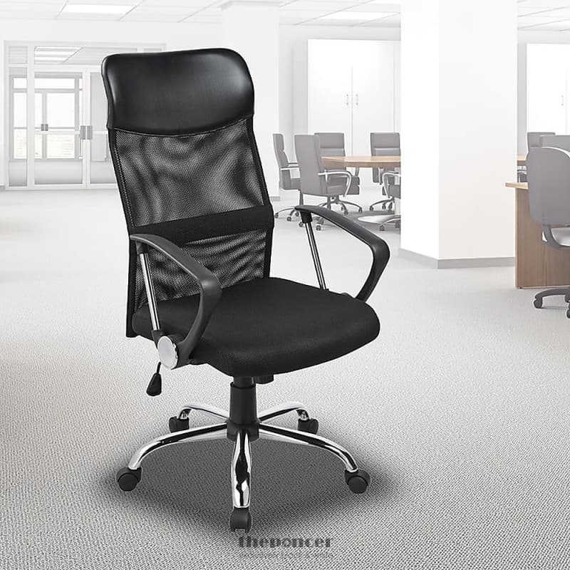 ERGONOMIC MESH PU LEATHER OFFICE CHAIR