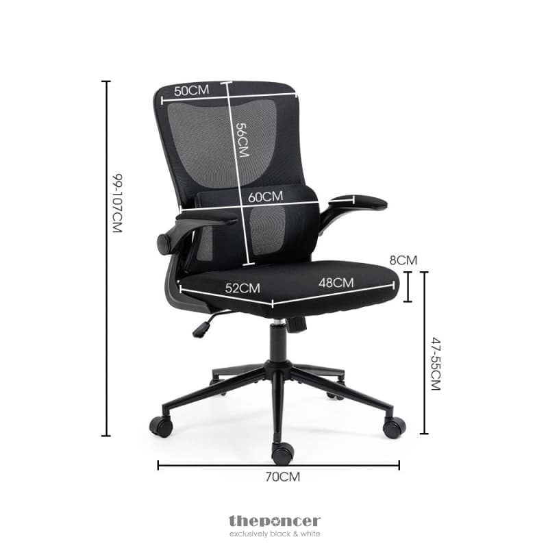 FORTIA ERGONOMIC MESH OFFICE CHAIR COMPUTER SEAT ADJUSTABLE