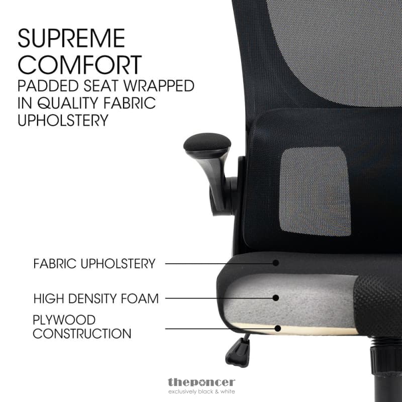 FORTIA ERGONOMIC MESH OFFICE CHAIR COMPUTER SEAT ADJUSTABLE