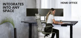 FORTIA L SHAPED SIT TO STAND UP CORNER STANDING DESK 72