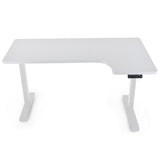 FORTIA L SHAPED SIT TO STAND UP CORNER STANDING DESK 72