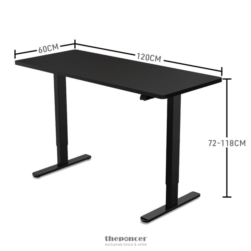 FORTIA SIT STAND STANDING DESK 120X60CM 72 - 118CM HEIGHT