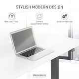 FORTIA SIT TO STAND UP STANDING DESK 120X60CM 72 - 118CM